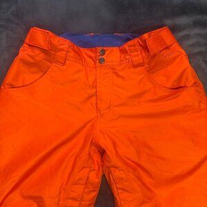 The North Face HyVent Women’s Snow Ski Pants M Waterproof Insulated Orange